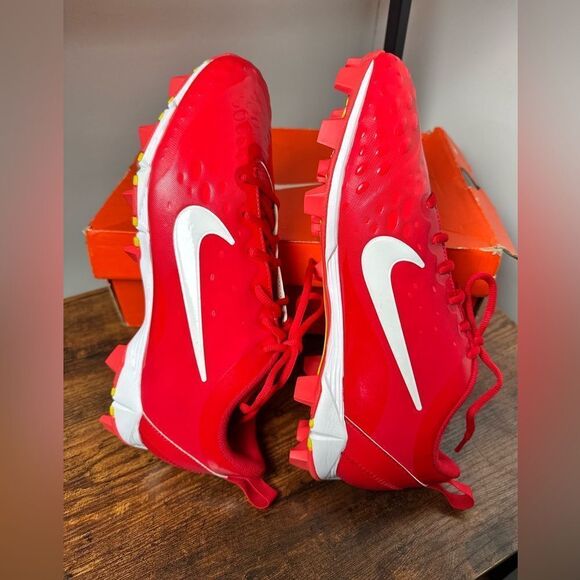 Nike Hyperdiamond 2 Keystone Softball Cleats men’s size 12US/44,5EU NEW red - Picture 3 of 12